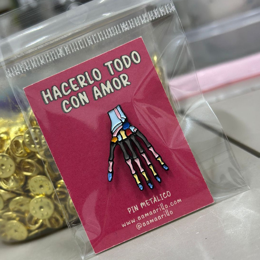 Pin Mano anatomía