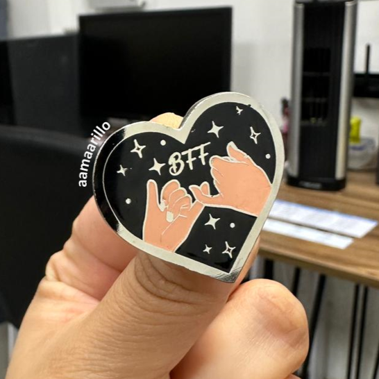 Pin BFF / Negro