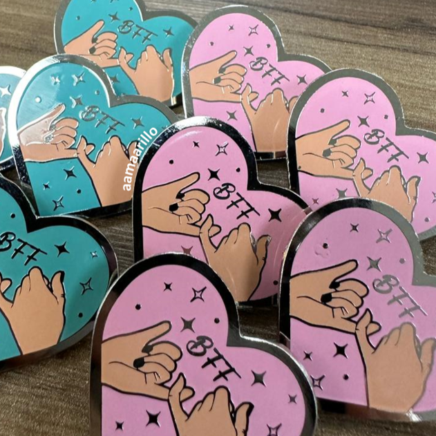 Pin BFF / Rosa