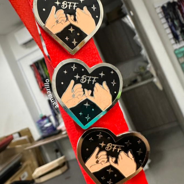 Pin BFF / Negro