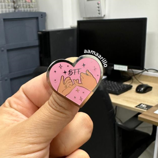 Pin BFF / Rosa