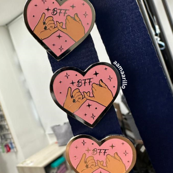 Pin BFF / Rosa