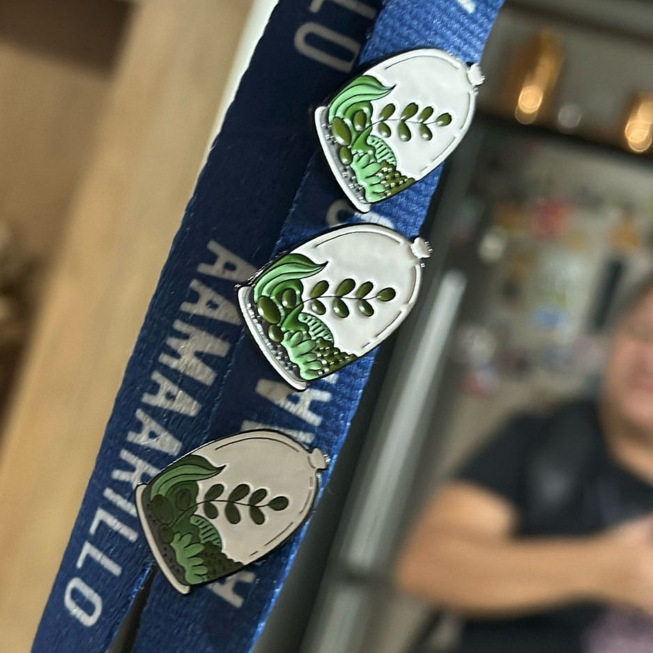 Pin planta en recipiente
