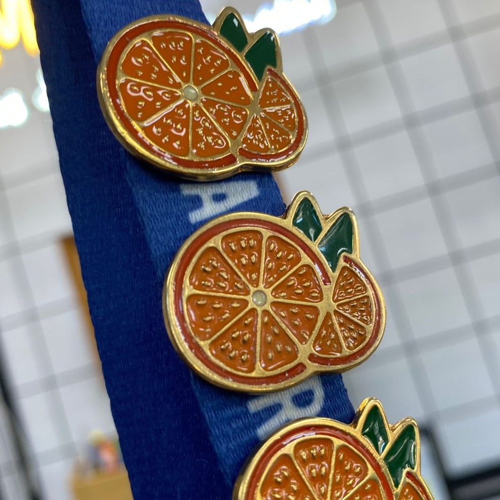 Pin media naranja