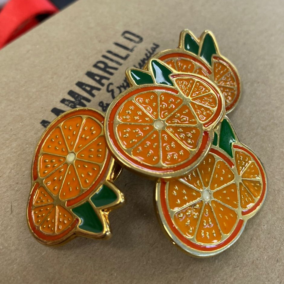Pin media naranja