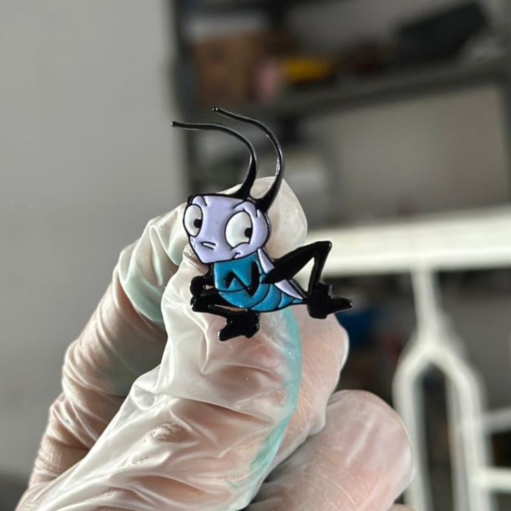 Pin grillo de la suerte Mulán