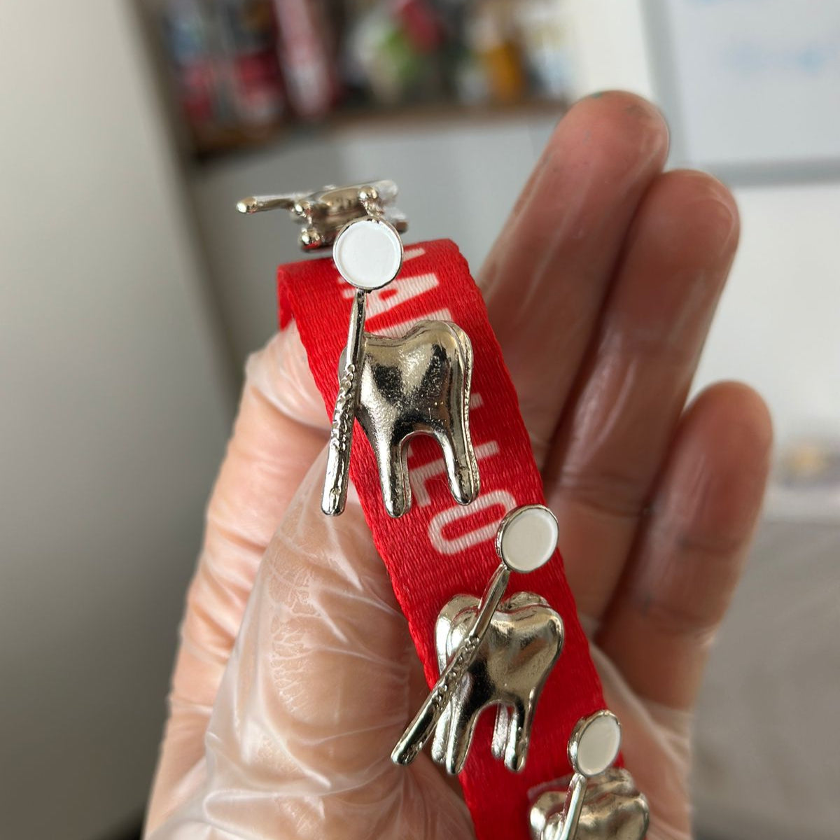 Pin muela con espejo