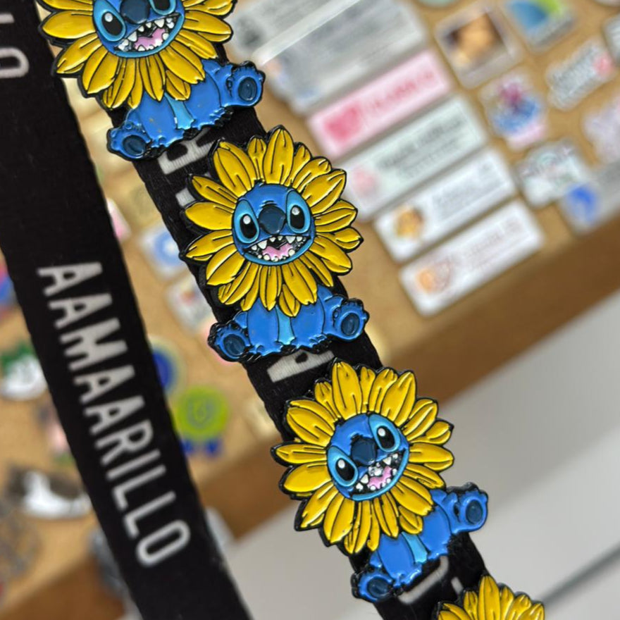 Pin Stitch florecido