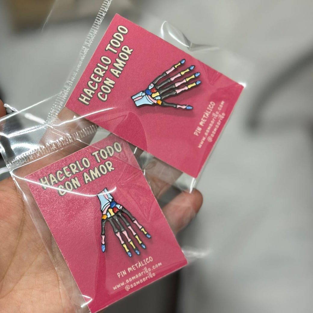 Pin Mano anatomía