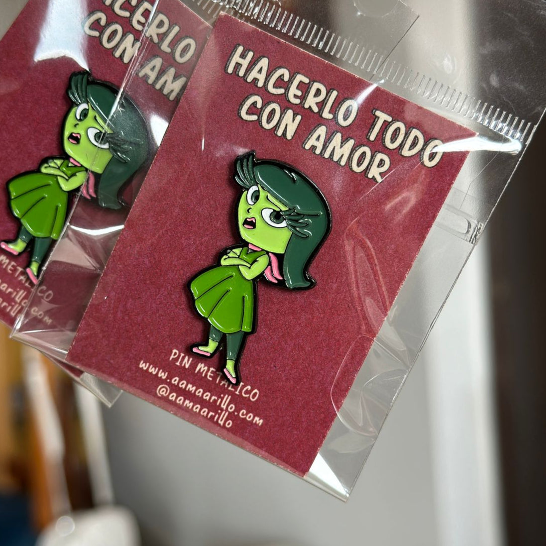Pin desagrado emoción - Intensamente 2