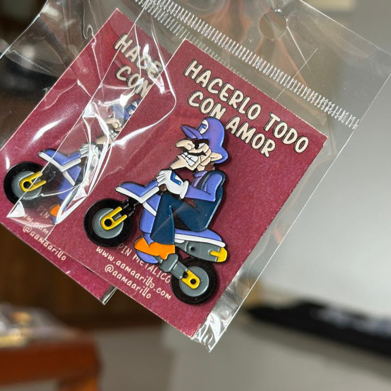 Pin Waluigi - Mario