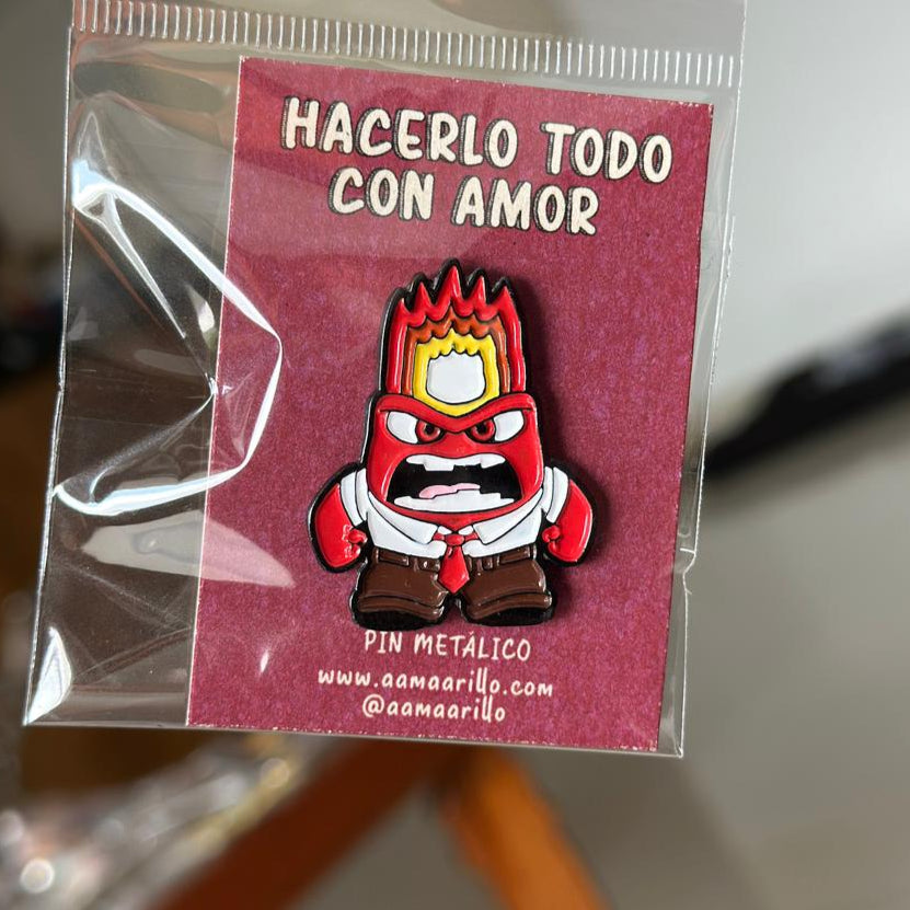 Pin rabia emoción - Intensamente 2