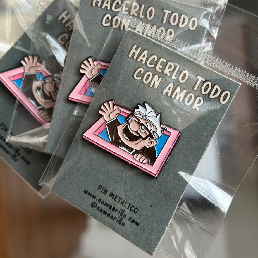 Pin Carl Fredricksen en ventana - Up