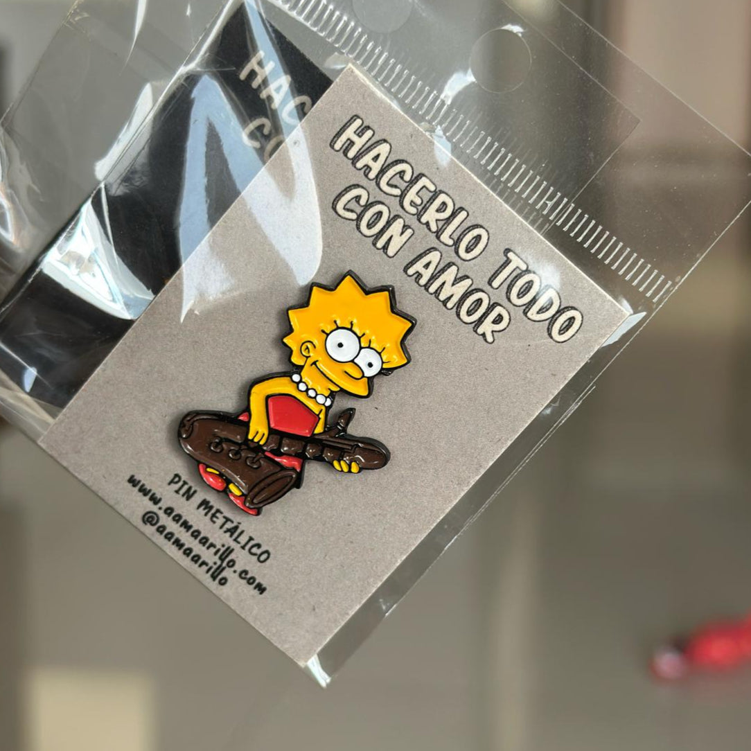 Pin Lisa saxofón - Los Simpson