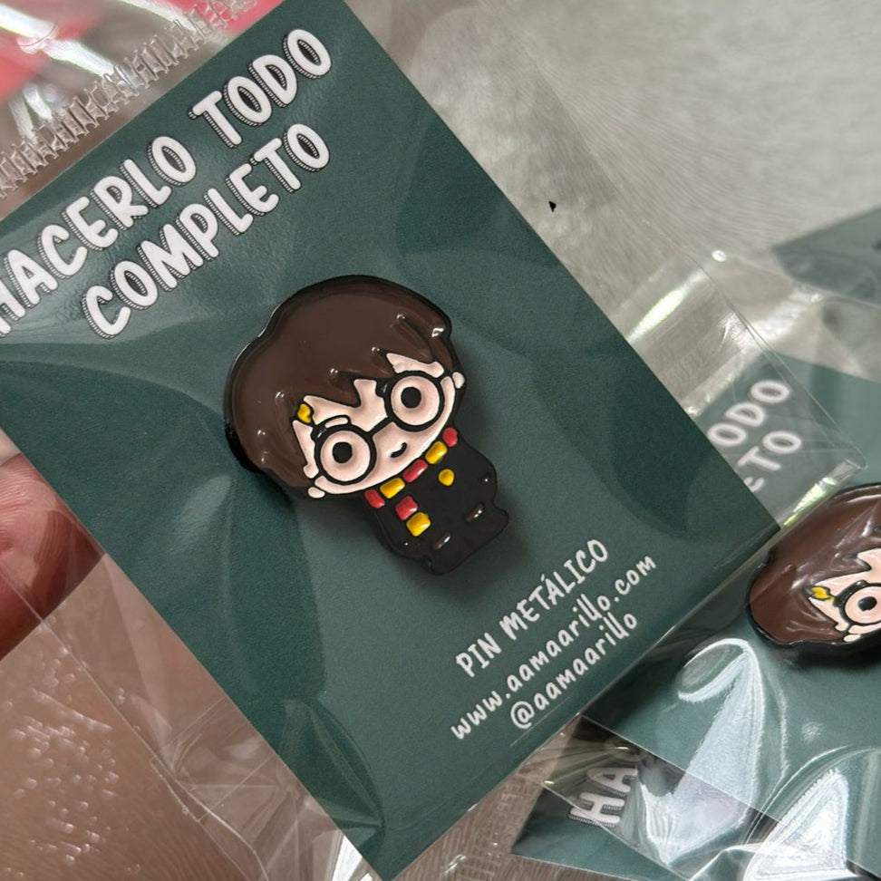Pin Harry potter caricatura