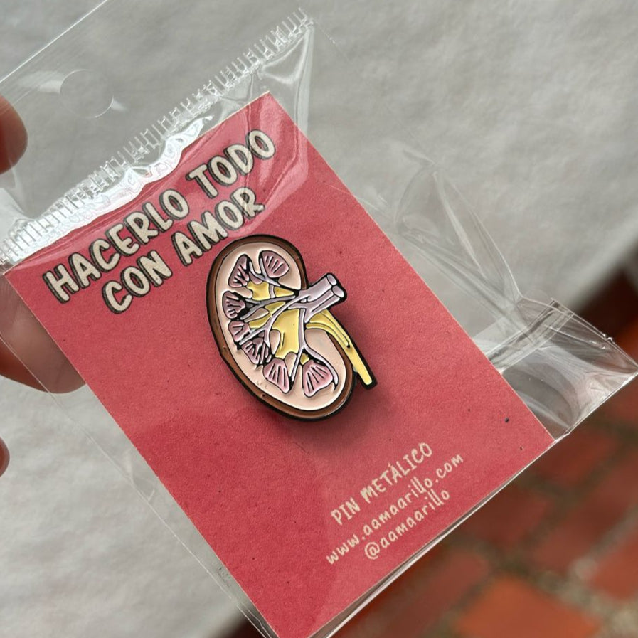 Pin riñón sencillo