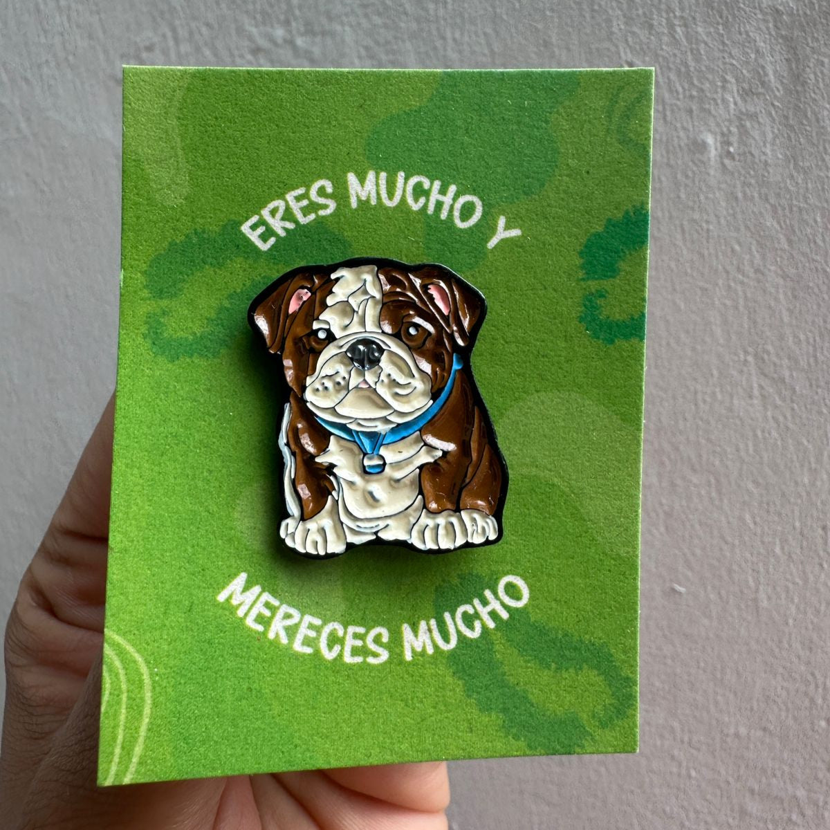 Pin perrito Bulldog