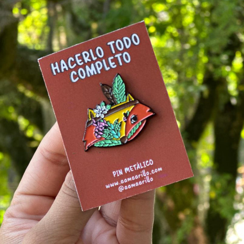 Pin cara zorro selva