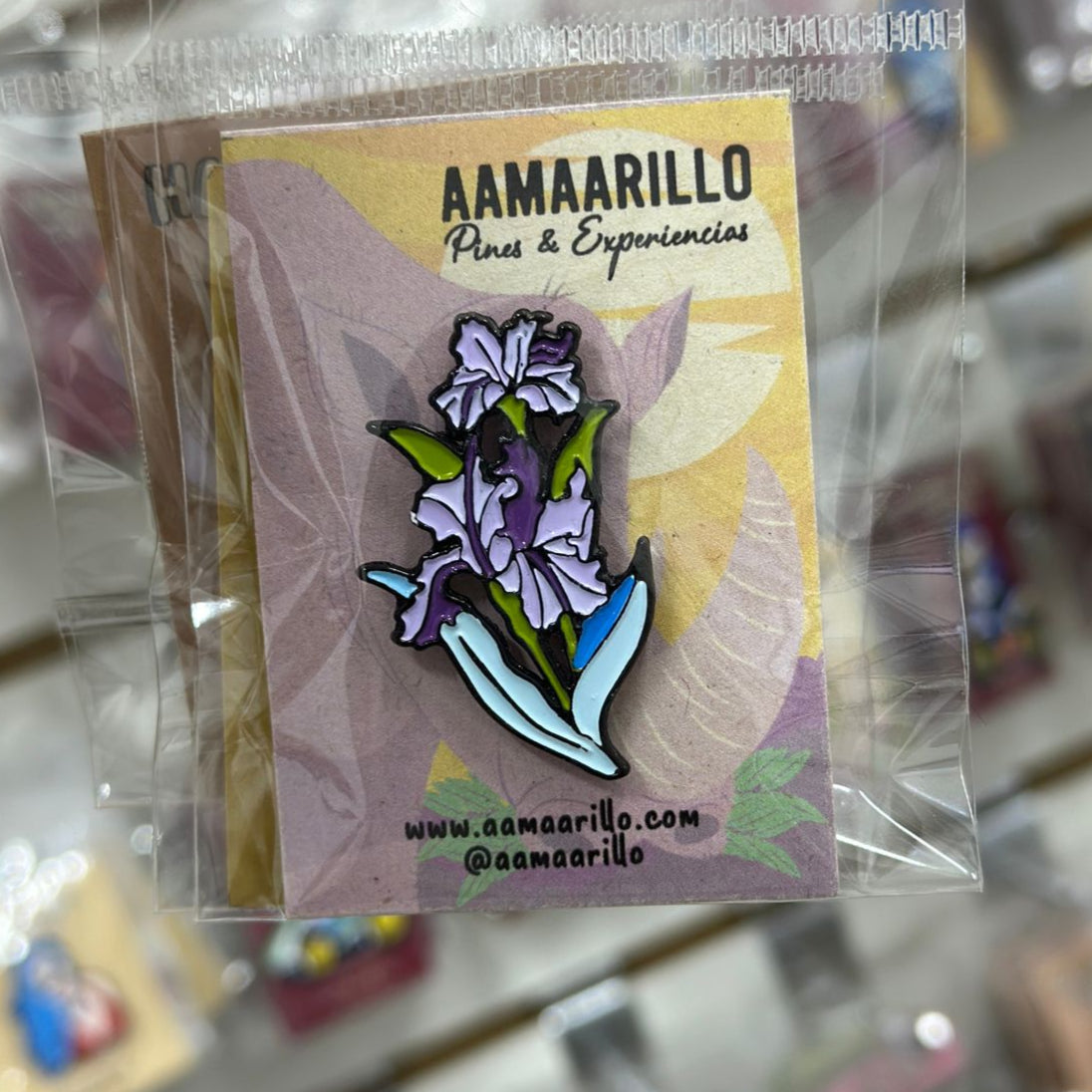 Pin Orquídea