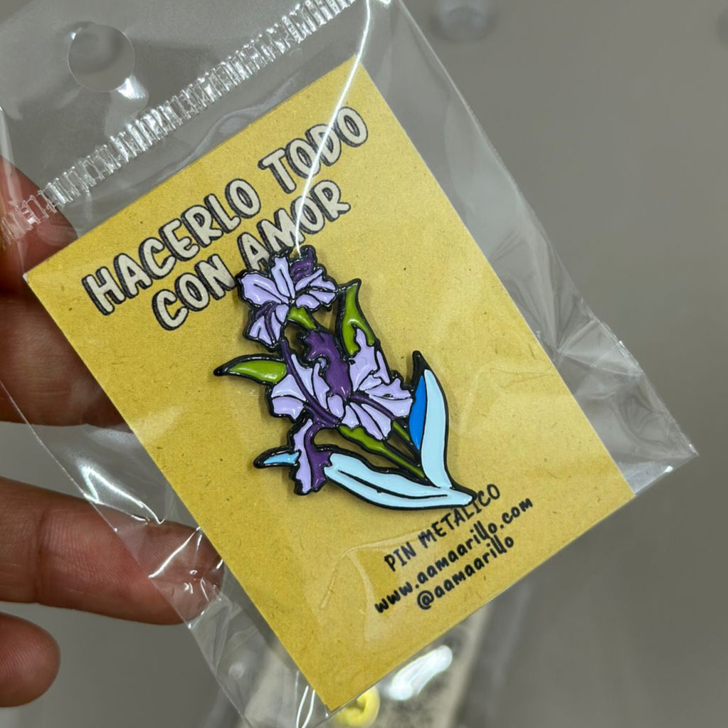 Pin Orquídea
