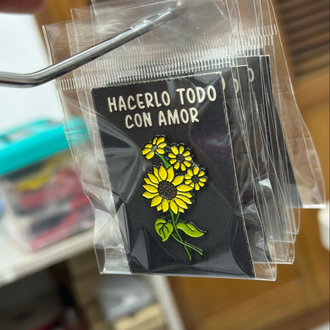 Pin Girasoles varios