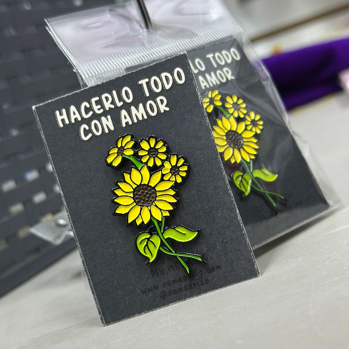 Pin Girasoles varios