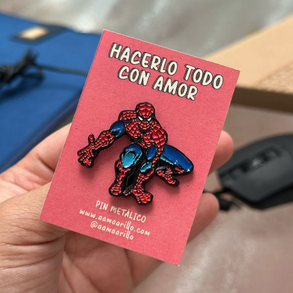 Pin Spiderman cuerpo completo