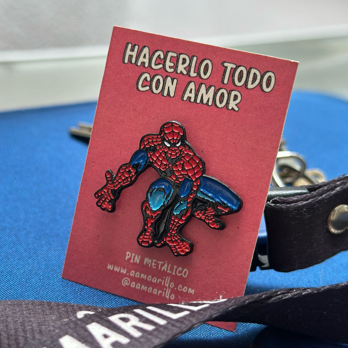 Pin Spiderman cuerpo completo