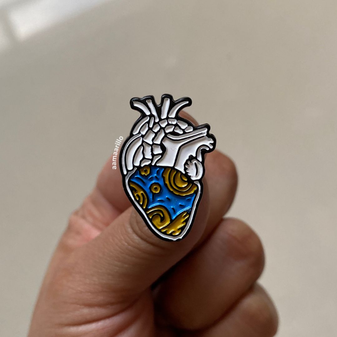 Pin corazon Vicente Van Gogh