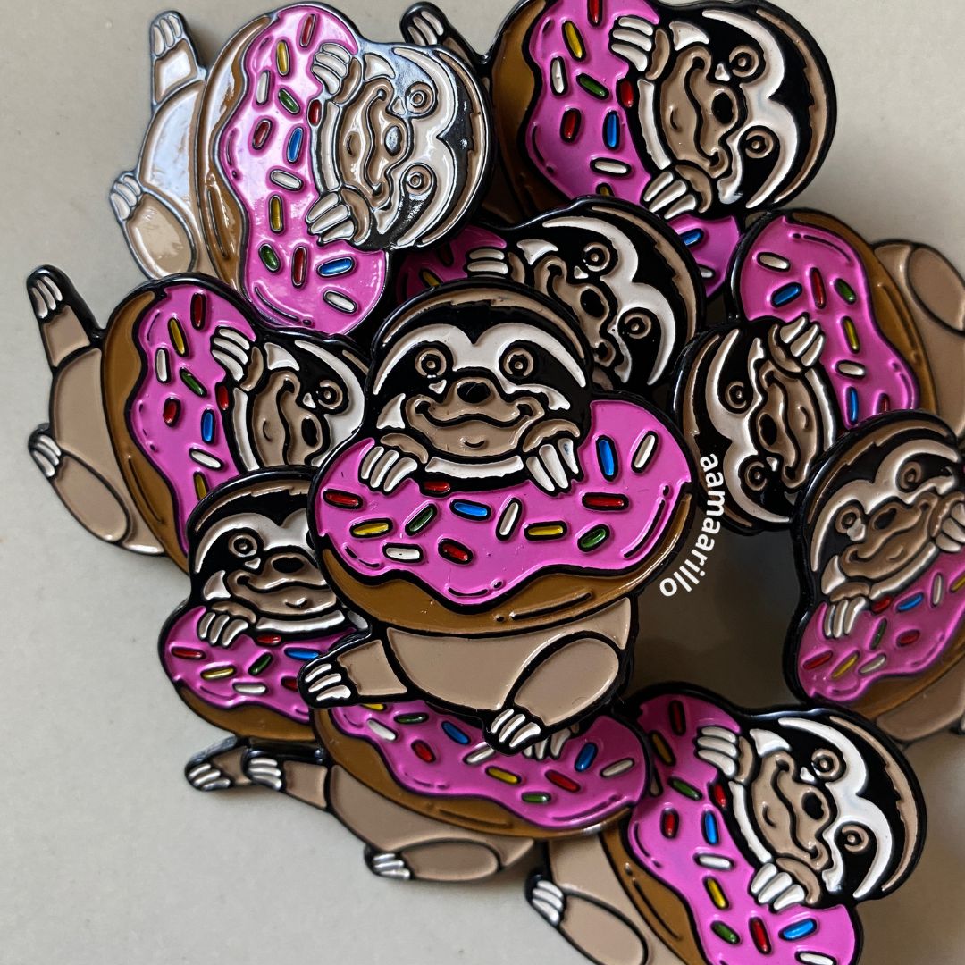 Pin perezoso dona
