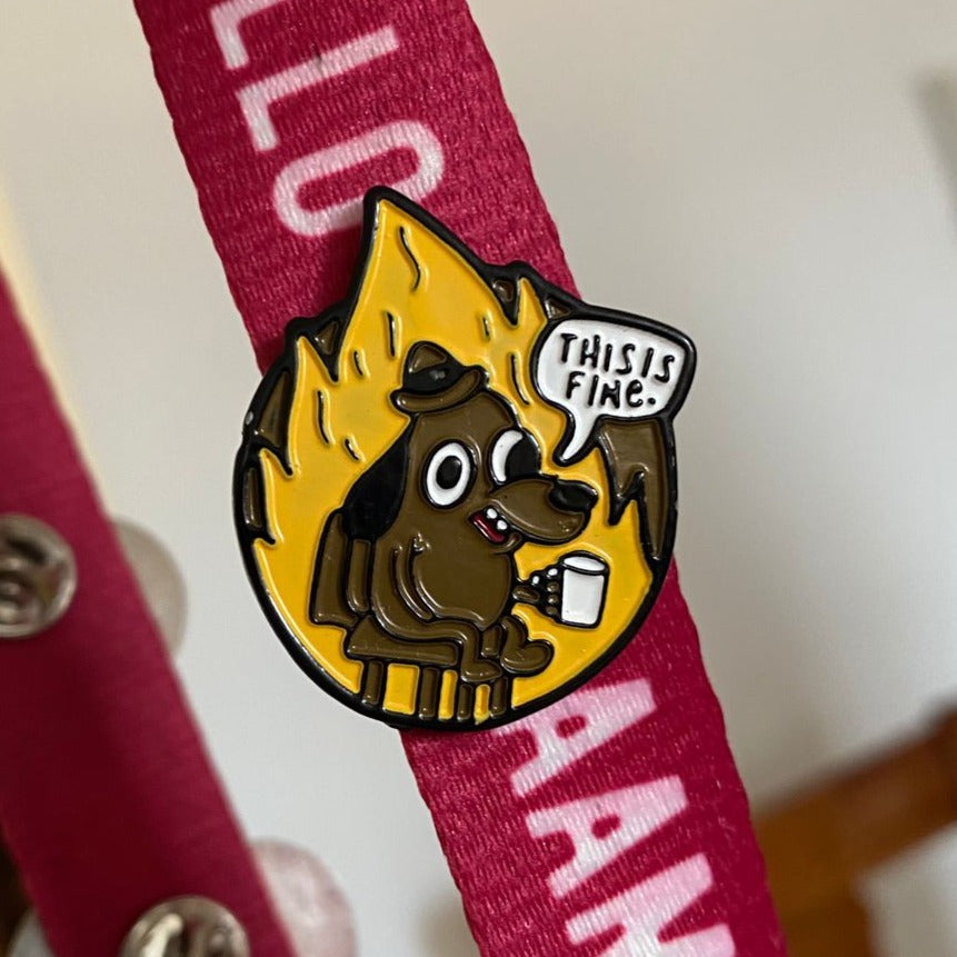 Pin this is fine - perro