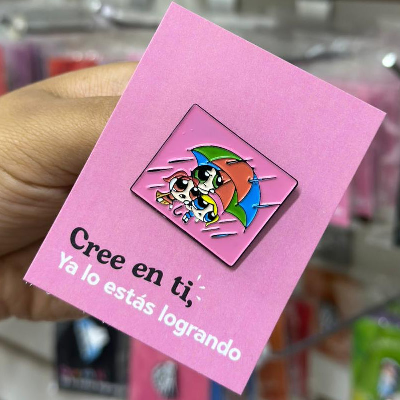 Pin las chicas super poderosas en la lluvia