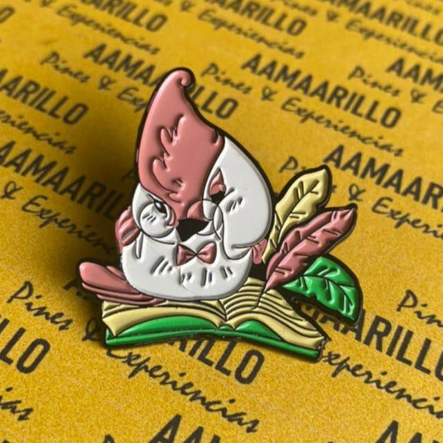 Pin pajaro lector