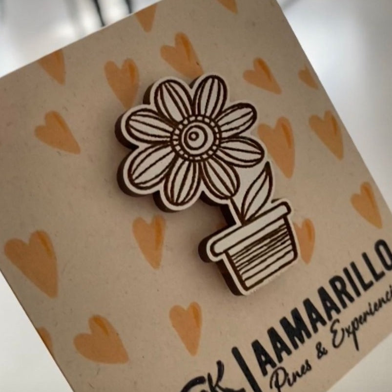 Pin florecita