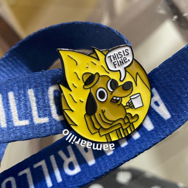 Pin this is fine - perro