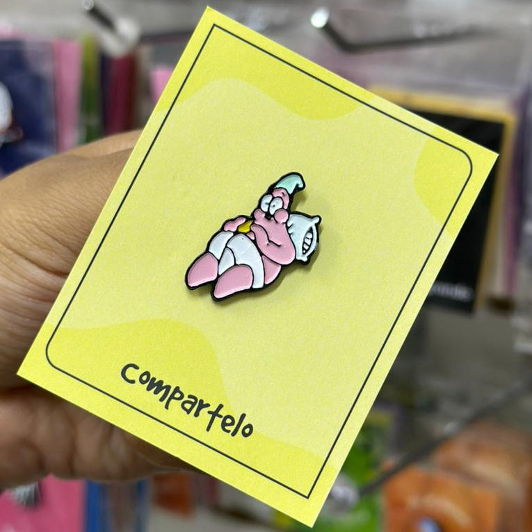 Pin Patricio comiendo