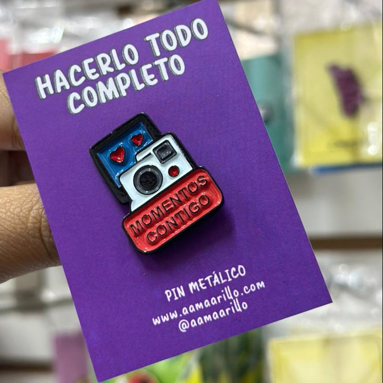 Pin Camara momentos contigo