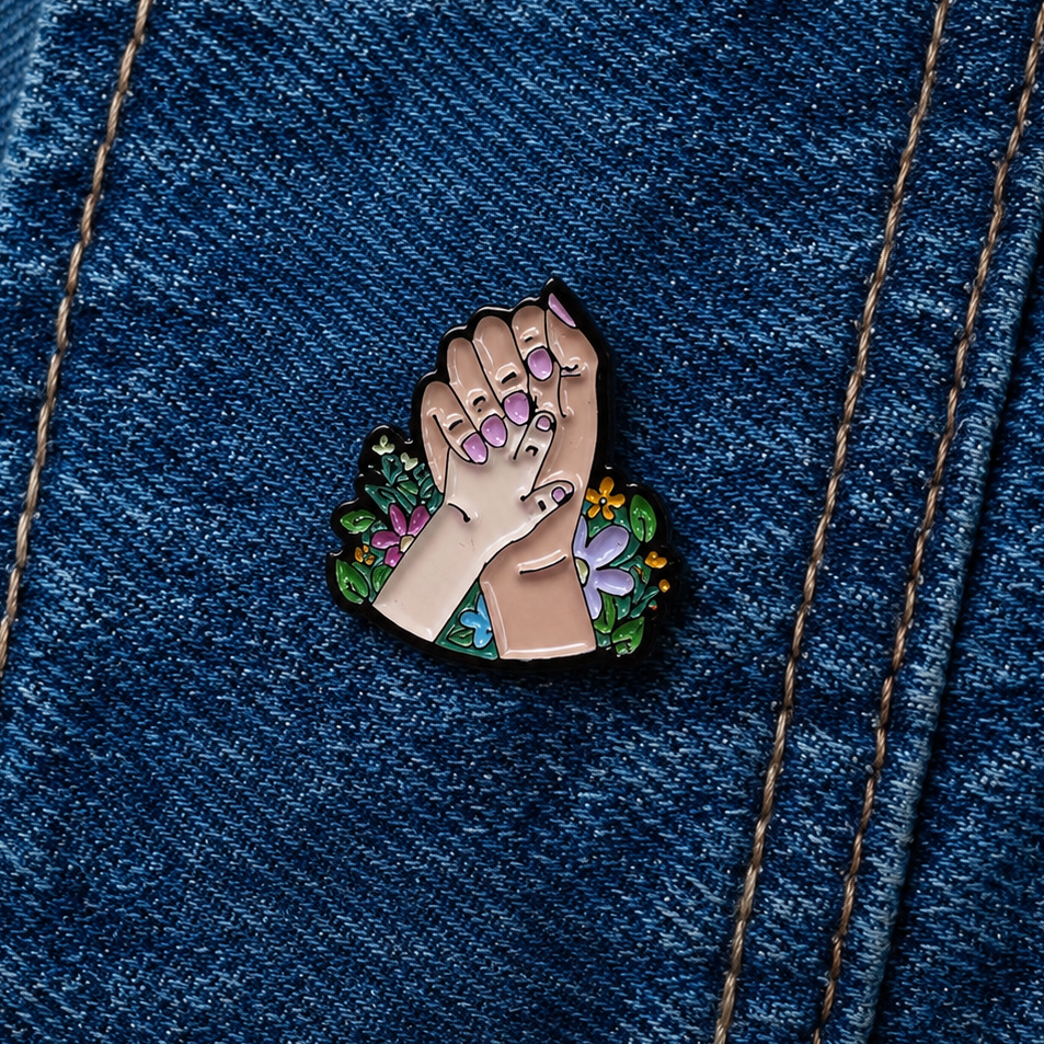 Pin mano mamá + mano bebé