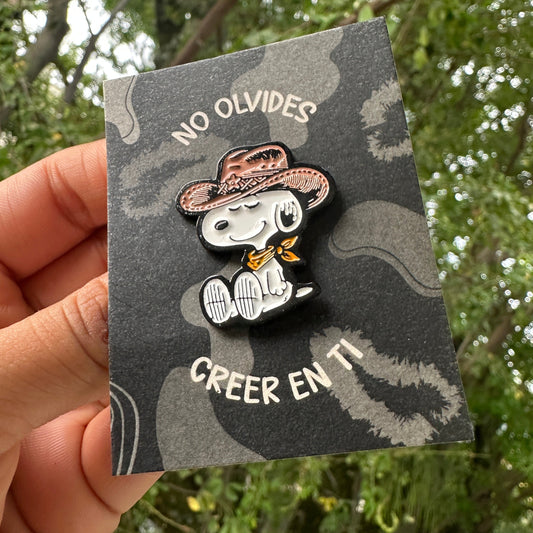 Pin Snoopy Vaquero