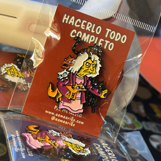 Pin Crazy lady cat