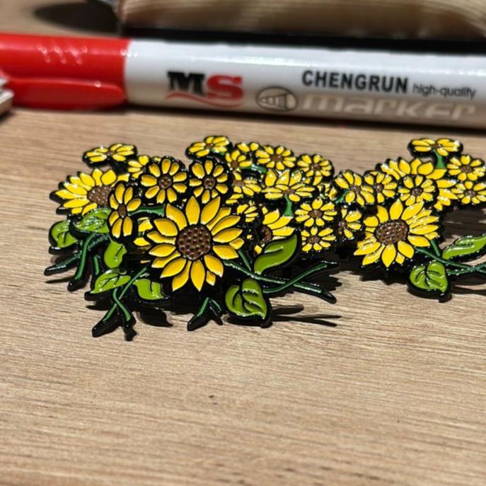 Pin Girasoles varios