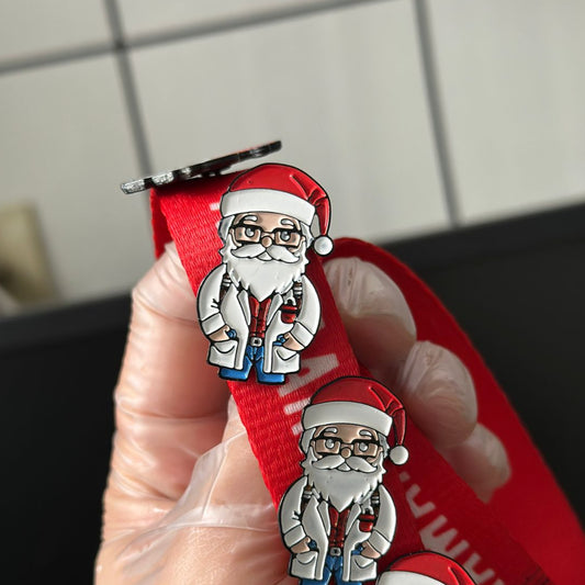 Pin doctor Papá Noel