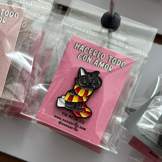 Pin Harry Potter gato
