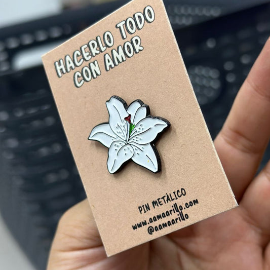 Pin orquídea sencilla