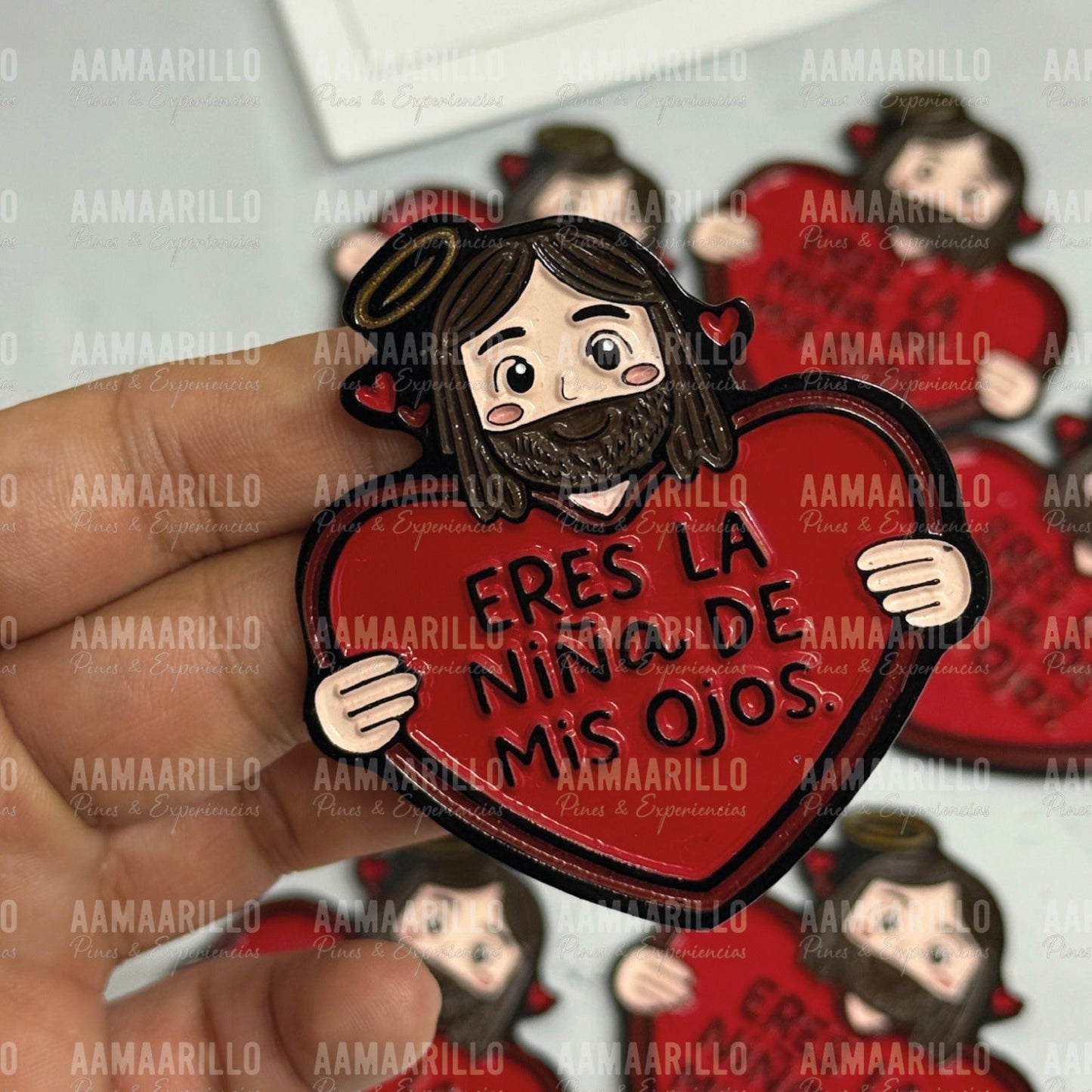 Iman eres la niña de mis ojos, Jesús / Rojo