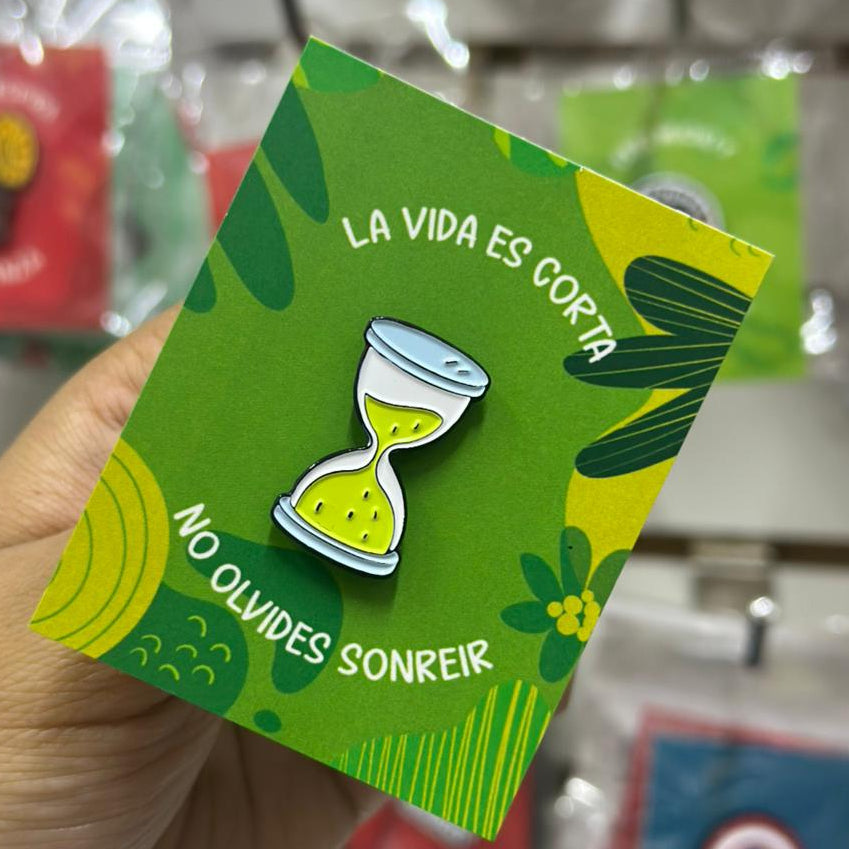 Pin Reloj de arena