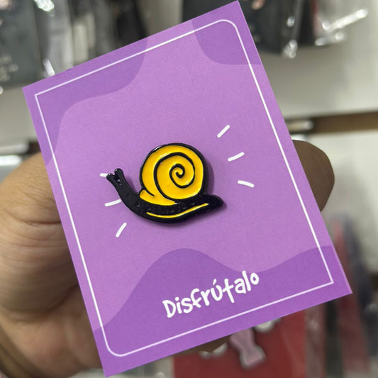 Pin caracol negro
