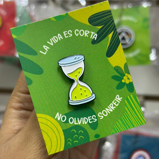 Pin Reloj de arena