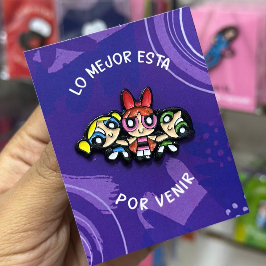 Pin las chicas super poderosas sonriendo