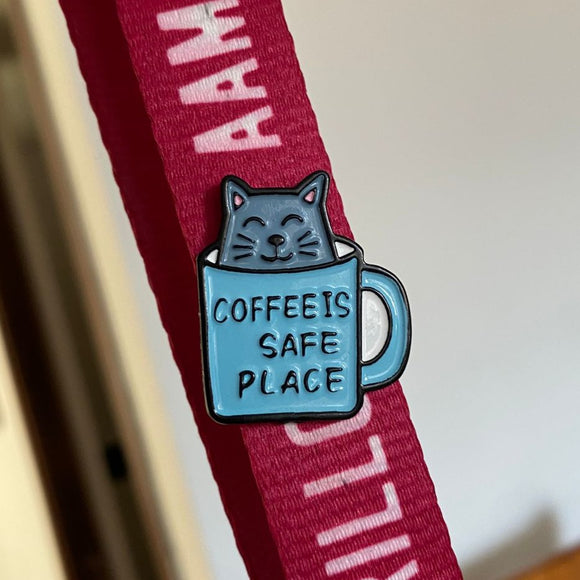 Pin coffee is safe place